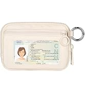 Didida The Iris Wallet Zip Card Case with ID Window Purses for Women Coin Purse with Zipper Mini ...