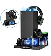 Upgraded Cooling Stand for Xbox Series X, YUANHOT Vertical Charging Station Dock Accessories with...