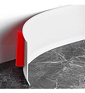 Flexible Baseboard Molding Trim, 4 Inch Self-Adhesive Vinyl Wall Base, Peel and Stick Cove Base, ...