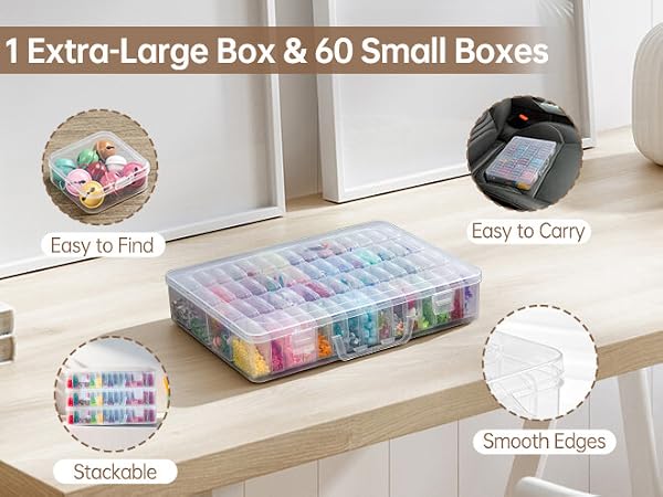Premium Travel Bead Storage Box