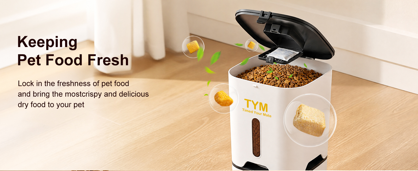 automatic cat feeder with slow feed bowl