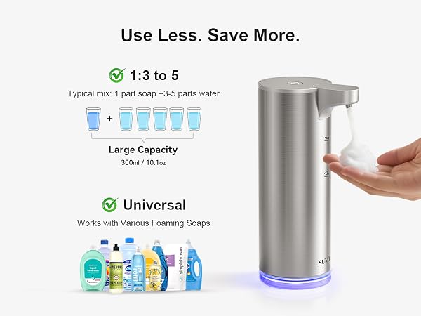 foaming soap dispenser