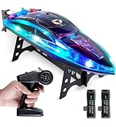 Force1 Velocity Pro LED RC Boat - Underwater RC Speed Boat, Remote Control Boat for Pools and Lak...