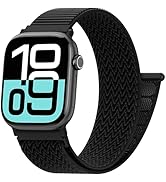 Nylon Sport Loop Band Compatible with Apple Watch Bands 38mm 40mm 41mm 42mm 44mm 45mm 46mm 49mm, ...