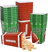 Gatherfun Football Party Supplies Kit for 24 - Popcorn Boxes,Popcorn Buckets for Birthday, Gameda...