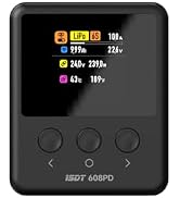 ISDT 608PD Lipo Battery Charger DC 6S/240W/10A USB C 100W/5A Smart Charger for RC Batteries Balan...