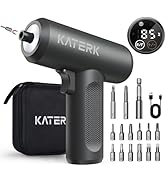Electric Screwdriver Set - 4V Cordless Screwdriver Rechargeable 2500mAh - 5 Torque Settings Power...