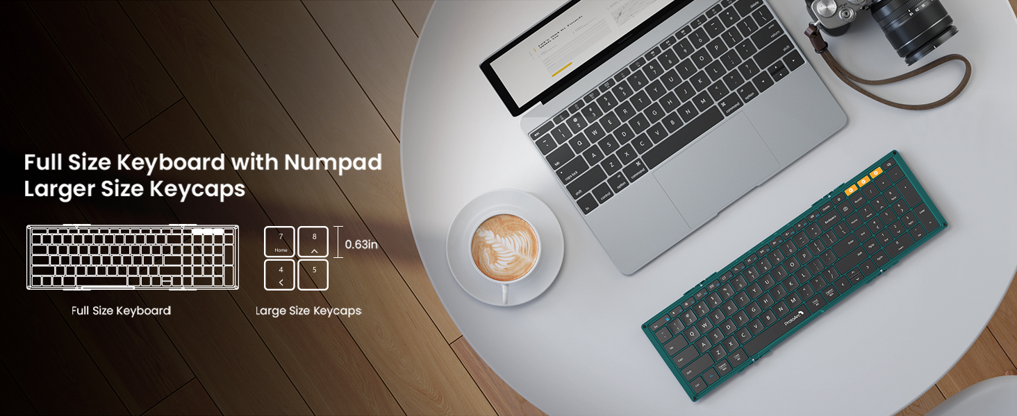 XK01 travel keyboard with 10 key