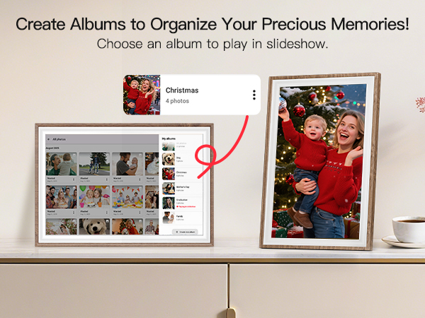 frameo digital frame wifi picture photo video share moment from phone