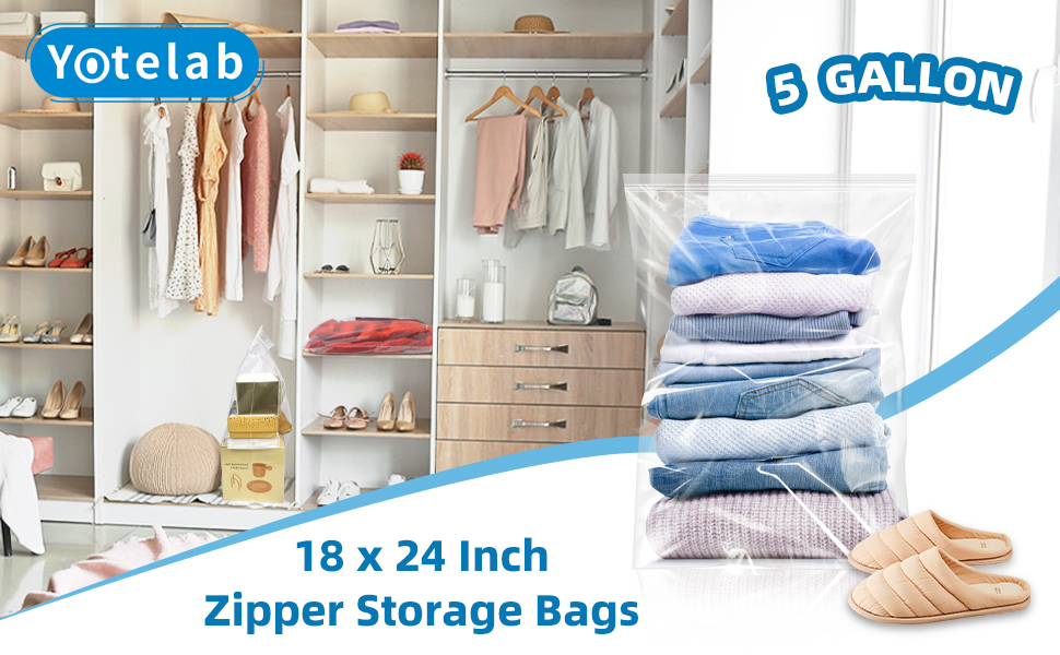5 gallon storage bags