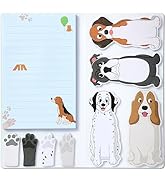 Hommie Dog Sticky Notes Set, Sticky Note Pads 300 Sheets, Cute Animal Sticky Notes Pads for Dog L...