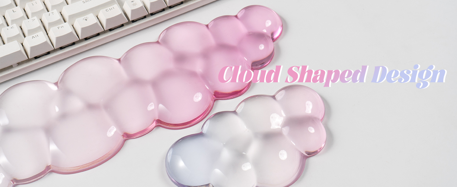 cloud shape mouse pad