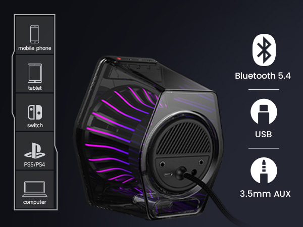 Compatible with phone/tablet/computer/gaming