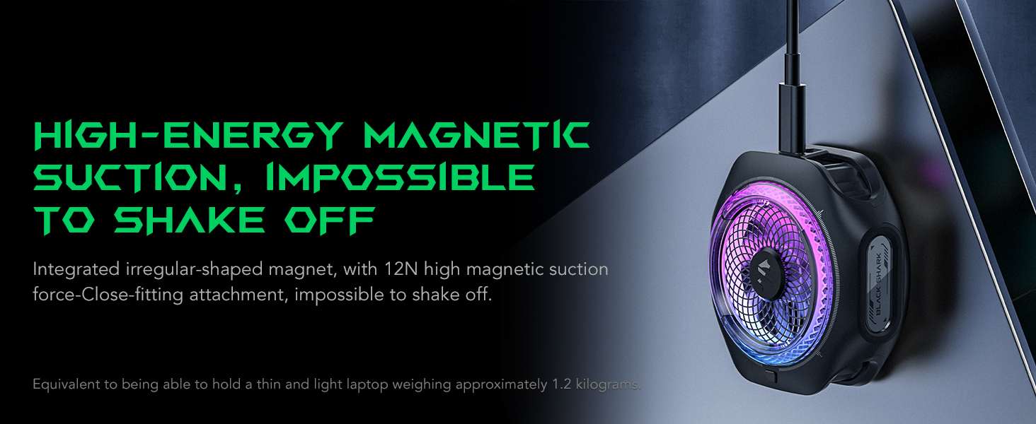 Black Shark Magnetic Cell Phone Cooler 4PRO