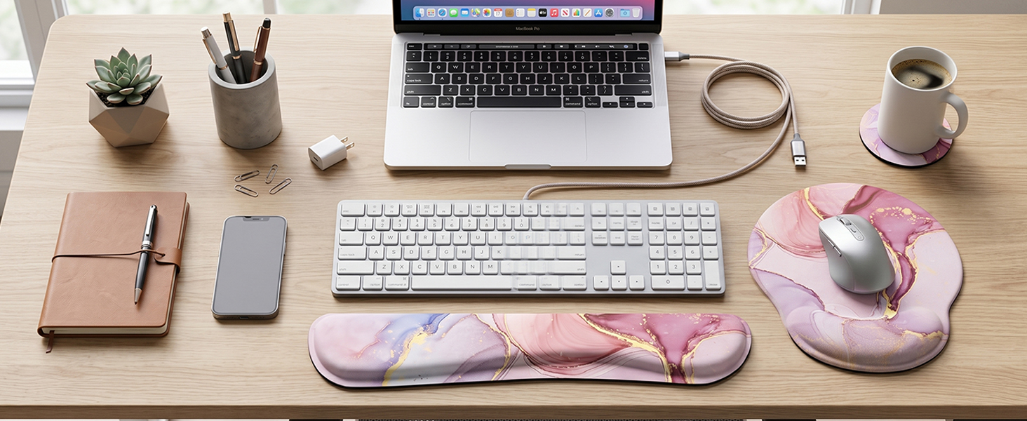 mousepad with wrist rest