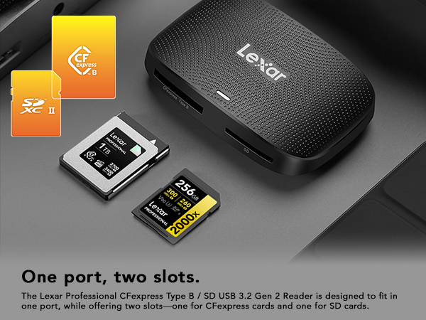 One port, two slots