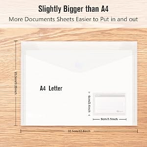 Transparent Filing Envelopes