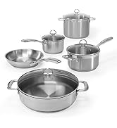 Chantal Induction 21 Steel 9 Piece Cookware Set