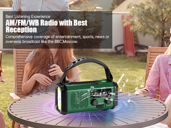 hand crank emergency radio