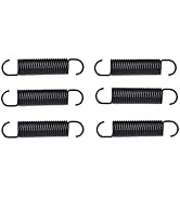 Yoogu 3 inch (Pack of 6) Furniture Replacement Springs for Recliner Couch Sofa Bed Black (23 Turn)
