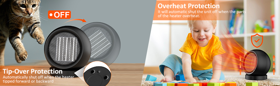 mini desk heater
