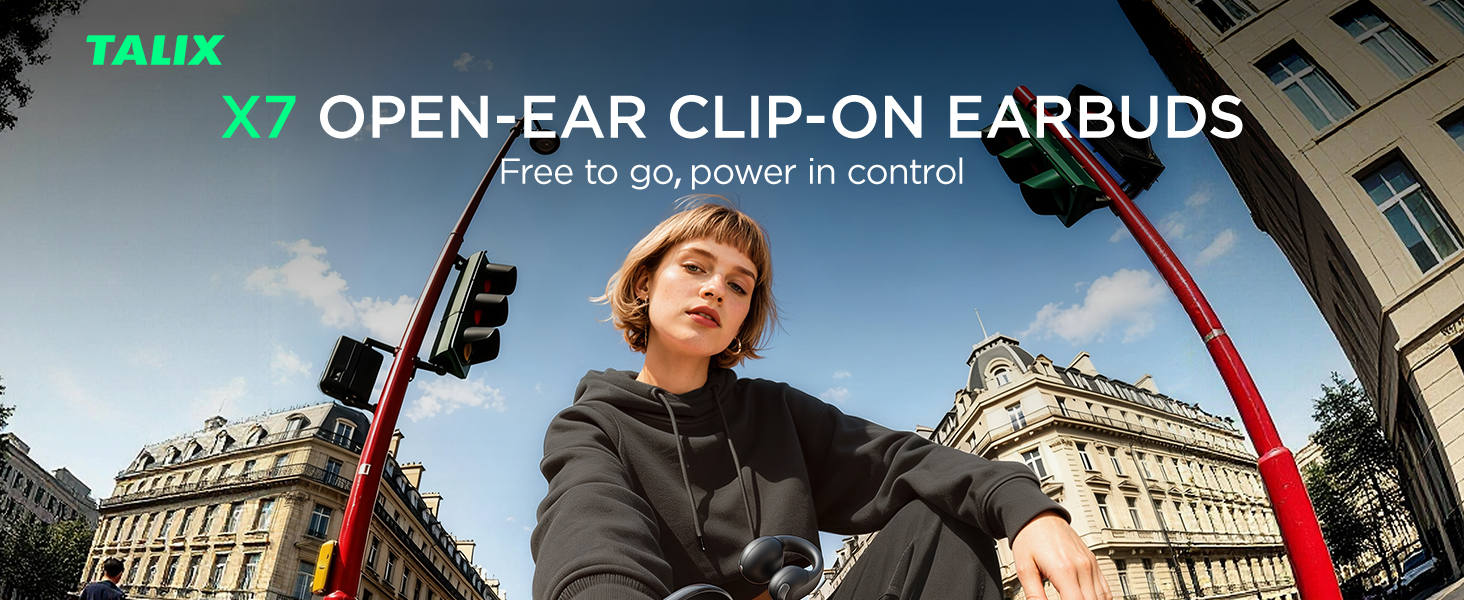 open ear clip-on earbuds