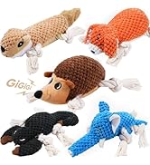 LEGEND SANDY Plush Small Dog Toys for Small Breeds, Tough Puppy Toys to Keep Them Busy, Tough Stu...