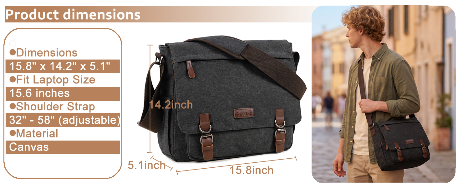 Laptop Crossbody Bags Men Women