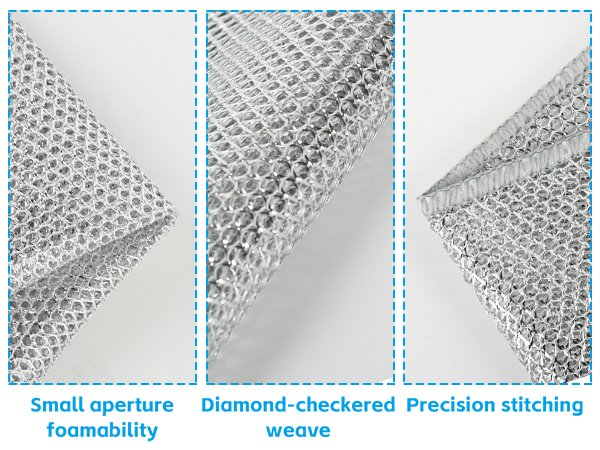 wire dishwashing rags