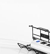 1 Pack DELAMU Under Desk Cable Management Tray, Metal Cord Cable Organizer for Desk, Easy Install...