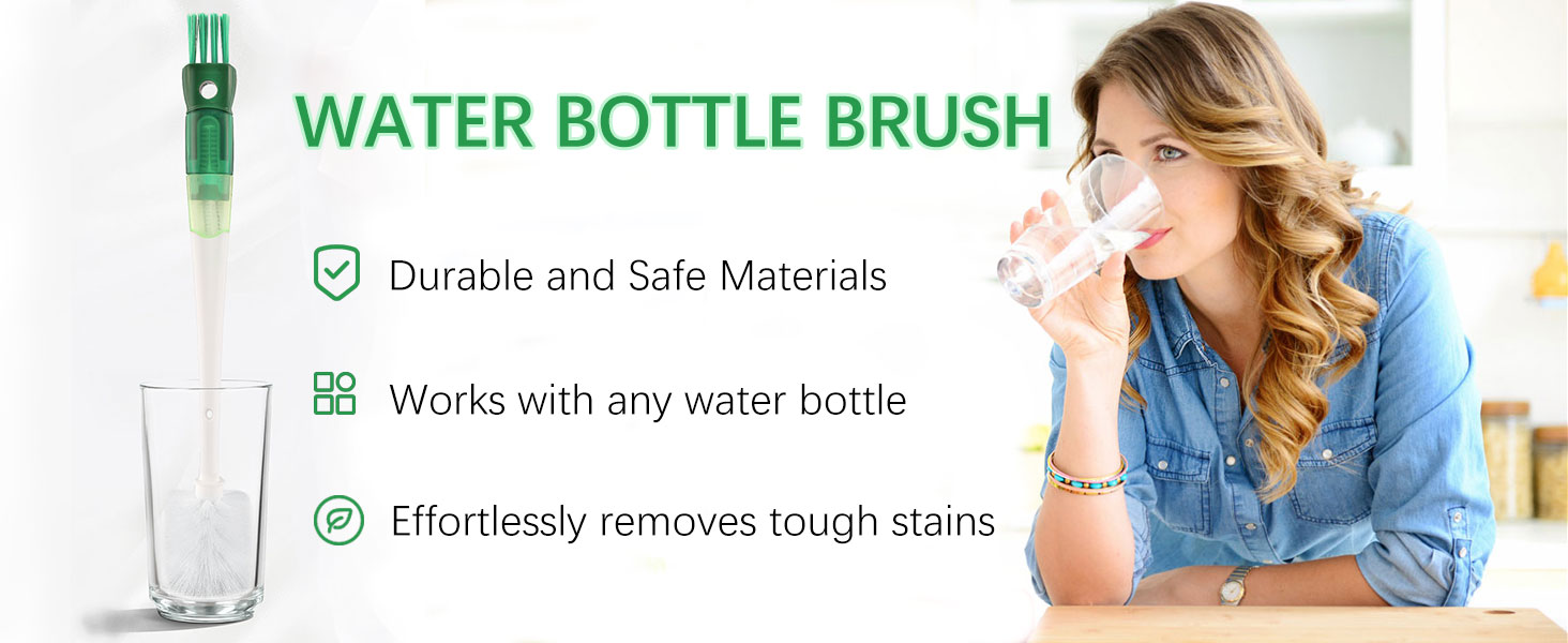 water bottle brushes