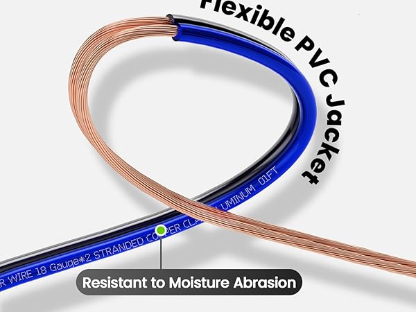 speaker wire 18 gauge 100 ft