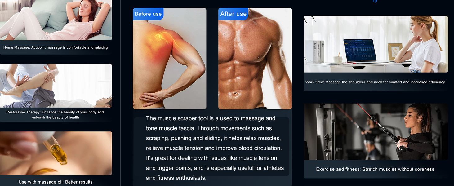 heated muscle scraper massage tool