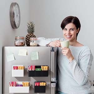 drink packet holder water packet organizer magnetic pen holder locker organizer