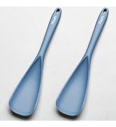 Silicone Spatula Spoon, Great for Both Cooking and Serving Durable BPA-Free Matte Black Silicone,...
