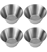 Yoku Made Heavy-duty Stainless Steel Small Bowl, No colied Edge, Brushed Finish, 4.5 Inches Diame...