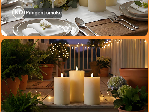 outdoor candles