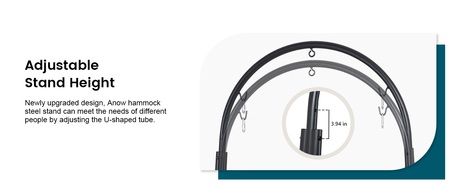 adjustable hammock chair stand