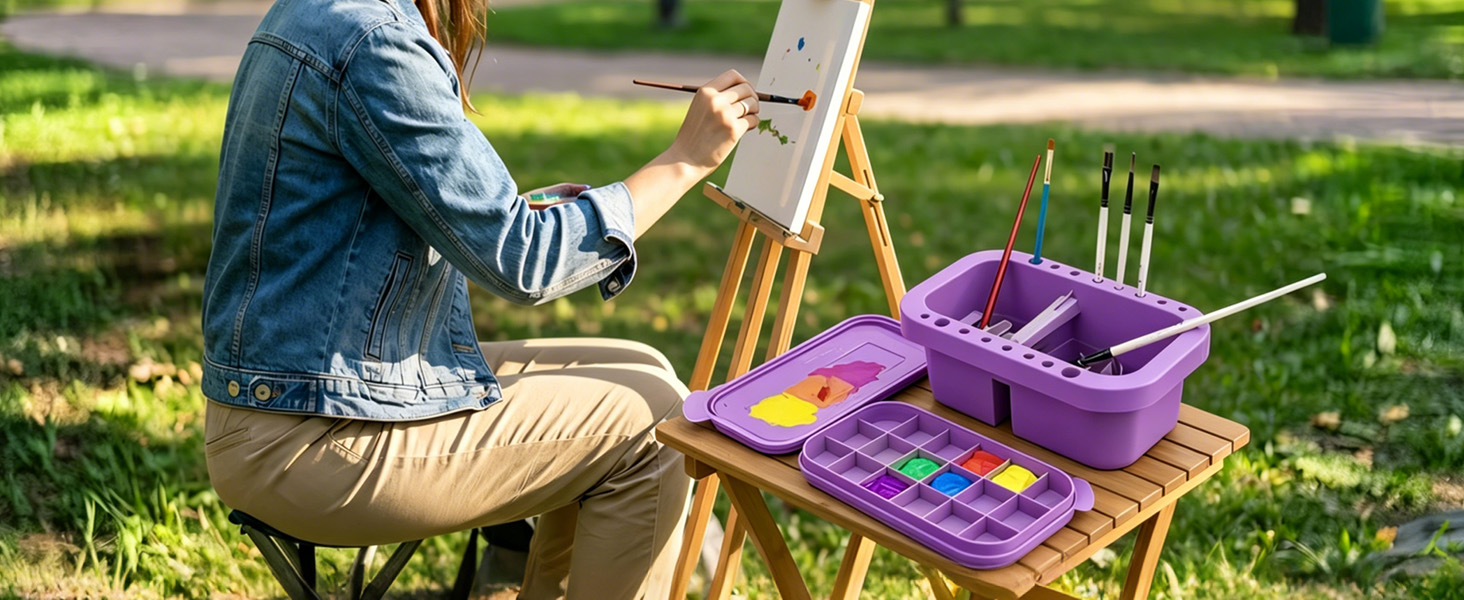 Paint Brush Storage Organizer