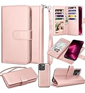 Takfox Wallet Case for iPhone 16 Pro Max, for iPhone 16 Pro Max Case,PU Leather Credit Card Holde...
