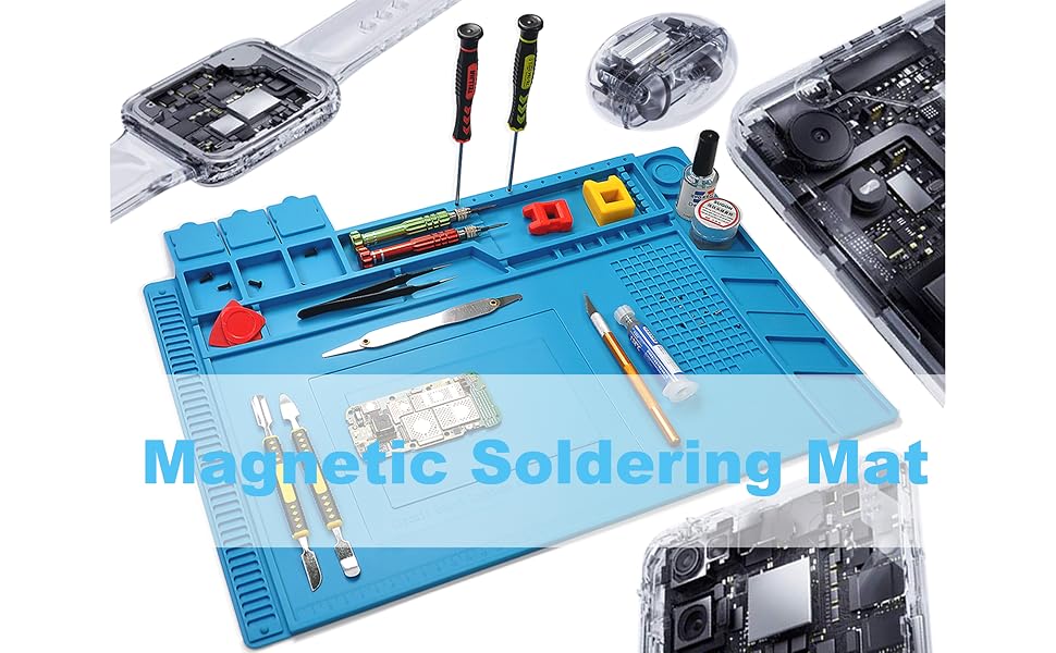Premium Heat Resistant 932°F Silicone Soldering Mat