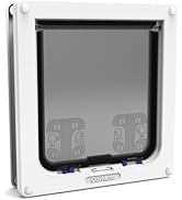 Cat Mate 4-Way-Locking Large Cat Flap (221) - Secure Lockable Door for Large Cats and Small Dogs,...
