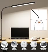 SKYLEO Desk Lamp - Desk Light for 33.5" Tall - Flexible Gooseneck - 5 Color Modes X 11 Brightness...