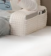 Vekkia Reading Pillow,Back Pillow for Bed Sitting Up Adult,Backrest Support Pillow with Build-in ...
