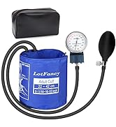 LotFancy Aneroid Sphygmomanometer, Professional Manual Blood Pressure Cuff, Adult Cuff 10"-20", C...