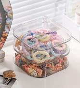 rotating hair ties storage box