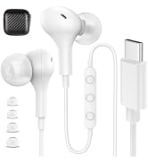 USB C Headphones Wired Earbuds for iPhone 17 16 Pro Max 15 for Samsung S26 S25 Ultra S24 S23 Wire...