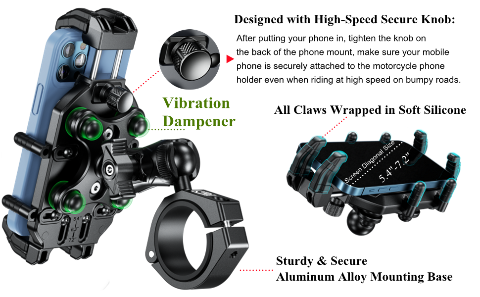With Vibration Damper and High-Speed Safety Lock Design