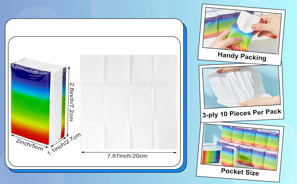 travel tissue packs