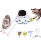 ORSDA Cat Laser Toy, 2-in-1 Interactive Cat Toys for Indoor Cats, Automatic Laser Pointer Cat Toy...